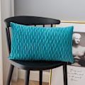 Miniatyrbillede 4 af 5: Pudebetrækssæt med 2 firkantede rektangulære dekorative fløjls pudebetræk Moderne pudebetræk til sofa seng sofa stol værelse stue (ingen pudekerne