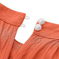 Miniatyrbilde 4 av 4: Kvinners Strapless Off-Shoulder Jumpsuit Solid Color Sleeveless Høy Midje Split Wide Leg Bukser Romper Jumpsuit -GSL ZD C m