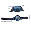 Miniatyrbild 3 av 4: Digital LED Vattentät Sportklocka Armbands Bakgrundsbelyst För Pojkar Flickor Barn Unisex black