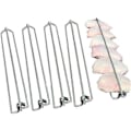 Miniatyrbilde 1 av 5: 4 stk kyllingvinge grillstativ, 2024 nytt kyllingvinge grillstativ, kyllingvinge grillstativ, kyllingvinge grillgaffel