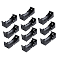 Miniatyrbillede 1 af 5: Plastikboks til 26650 Batterier, 10 stk., Sort