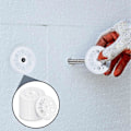 Miniatyrbilde 5 av 5: 200 stk 1,77 tommer/ 45 mm plast isolasjonsringer Lastfordelende polypropylenringer for fiksering