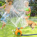 Miniatyrbilde 4 av 4: Vann sprinkler for barn utendørs leker, 2 i 1 snegl sommer baseball utendørs småbarnsaktiviteter hagespill lek kobles til hageslange for barn bakgård cactus