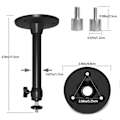 Miniatyrbilde 5 av 5: Projektorbrakett Foldbar Kamera Stativ Stativ Roter 360 Grader Mini Projektor Veggfeste for Projektor Vegg Tak