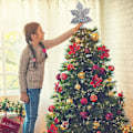 Miniatyrbillede 2 af 5: Bladformet Juletræsprojektorlampe Snestom Juletræstoplampe Led Trætopstjerne Projektorlampe silver us plug