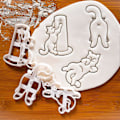 Miniatyrbild 2 av 5: 3 st Kattstjärtskakformar, Kattstjärtskakform, 3D Kattstjärtskakformar Kattkakform Kattkakformar a