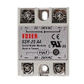 Miniatyrbild 1 av 5: Solid State Relay Modul SSR-25 AA 25A 250V 80-250V AC Ingång 24-380V AC Utgång