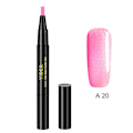 Miniatyrbillede 2 af 2: 2 stk Gel Polish Pen Hybrid Lak Pen Semi Permanent Neglekunst Soak c