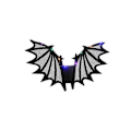 Miniatyrbilde 2 av 5: Halloween-gaver Halloween-kostymer for jenter og kvinner - Glitrende flaggermus-vinger med elastiske skulderstropper