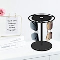 Miniatyrbillede 4 af 5: 1/2 stk Solbriller Holder Stativ, Solbrille Opbevaring Stativ 360 Grader Roterende Briller Display Akryl Solbriller Holder Organizer black