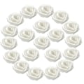 Miniatyrbillede 1 af 4: Kunstige roser blomster 20 stk levende simuleringsroser, elegante hvide kunstige blomster - Aespa5.29