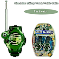 Miniatyrbild 5 av 5: Barn Walkie Talkie Tvåvägs Walky-talky Klocka Cool Utomhusleksak För Pojkar Flickor -GSL