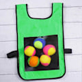 Miniatyrbild 4 av 5: Dodgeball klibbig väst utomhus kastspel med 5 bollar för barn utomhusaktivitetsspel ZD.16