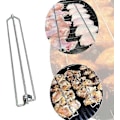Miniatyrbilde 2 av 5: 4 stk kyllingvinge grillstativ, 2024 nytt kyllingvinge grillstativ, kyllingvinge grillstativ, kyllingvinge grillgaffel