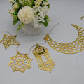Pikkukuva 4 / 5: Eid Mubarak -koristeet Ramadanin koristeet Mubarak Eid -riipukset Ramadanin kuun ja tähden merkit kotiin Eid-juhliin gold c