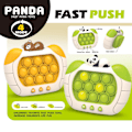 Miniatyrbild 2 av 5: Ljusande Handhållen Bubbelspel Panda Dekoration Snabbtryck Avkopplingsspel Barn Snabbtryck Bubbelspel Födelsedagspresent panda