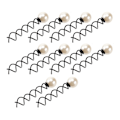 Miniatyrbilde 3 av 3: 10 stk store hårklemmer kvinner damer spiral hårnål spole hårnål kvinner hårnål brudehårnål