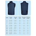 Miniatyrbild 3 av 5: 2024 Cool Vest Bärbar Kylfläkt Väst Luftkonditionerade Kläder Kylning 13 Timmar För Hög Temperatur Arbete Fiskeväst Vandring -JRDG 4xl