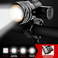 Miniatyrbilde 2 av 5: T6 LED MTB Sykkel Bak- og Forlykter Sykkelhovedlys USB Oppladbar individual headlight