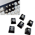 Miniatyrbilde 3 av 4: Tilpassede tasthetter, egnet for mekaniske tastaturer, OEM-profil ABS-tasthetter