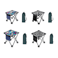 Miniatyrbillede 2 af 5: 50% RABAT, Foldbar Skammel Sæde Bærbar Teleskopisk Camping Fiske Rejse Stole black 33cm