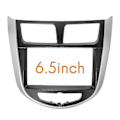 Miniatyrbilde 5 av 5: 7 / 6,5 tommers 2 Din bil dashbord ram radio fascia mp5 adapter panel for I-25 / Accent / / 2010+