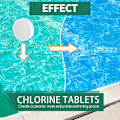 Miniatyrbillede 2 af 3: Multifunktionelle Klortabletter, Velegnet til swimmingpool, Whirlpool, Spa, Poolrensningstabletter, Vandklarhed, Swimmingpoolkemikalier 300pcs