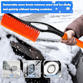 Miniatyrbilde 2 av 5: Isskrape for bil frontrute 23,23'' isskrape for snø og frostfjerning med skumhåndtak holdbar isskrape for lastebil Suv bilvindu Ybx -GSL black