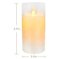 Miniatyrbild 5 av 5: Flamlösa LED-batteridrivna flimrande ljus i tårform, simulering av flimrande pelar ljus för festlig stämning