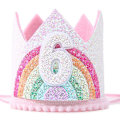 Miniatyrbilde 4 av 5: Glitter bursdagskrone er det perfekte tilbehøret for bursdag ZD B2U