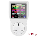 Miniatyrbillede 1 af 5: Ac Wifi Smart Stikkontakt Digital Wattmeter Eu Stik Power Meter Strømmåler~ -DGZD