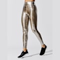 Miniatyrbild 4 av 5: Fashion Women Metallic Leggings Pants,women Shiny Trousers High Waist Leggings -ch ff b2 ko  B2 TI red