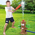 Pikkukuva 2 / 4: Ulkoilmasuihku lapsille, takapihan puun vesisuihkulelu, baseball-pallopelisarjalla, kesäpuutarhanurmipeli, lemmikkieläinten juhlaleikki, pojille ja tytöille