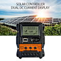 Miniatyrbild 2 av 5: 10A/20A/30A Automatisk Solcellsladdningsregulator LCD Dubbel USB Solpanel Regulator PWM 20a