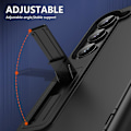 Miniatyrbillede 5 af 5: Til Samsung Galaxy Z Fold 6 Etui med Beskyttelse af Hængsel, Indbygget Skærmbeskytter Justerbar Støttefod Holdbar Robust Z Fold 6 Etui gray