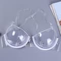 Kvinner 3/4 Cup Transparent Klar Push Up BH Ultra-tynn Stropp Usynlige BHer Undertøy zd QE2024 36