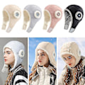 Miniatyrbillede 1 af 2: Dunstof Outdoor Ride Dame Herre Varm Vinter Hat ZD A beige