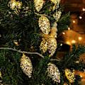 Miniatyrbilde 1 av 5: Julepynt Juledekorasjonslysstreng Pinjekonglelysstreng For Jul Bursdag Juletre Thanksgiving Dekorasjoner Batteri a
