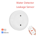 Miniatyrbild 2 av 5: 2 st Zigbee Vattensänkningssensor Smart Life Läcksensor Vattenkoppling Alarm App Fjärrövervakning Vattenläcksdetektor Tuya