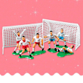 Miniatyrbillede 3 af 5: Farfi Mini Fodboldspillere Figurer Fodboldmål Modeljernbane Scenarie Dekoration