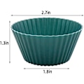 Miniatyrbillede 2 af 5: Genanvendelige muffinsforme i silikone - Non-stick cupcakeforme - Silikone cupcakeforme-D nye zd 12pcs