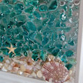 Miniatyrbild 2 av 5: Havsglaskonstset, Havsglaskonstset för Vuxna, Harts Havsglaskonstset, DIY Harts Strandkonstset, Havsglaskonst Foto Ram Present c