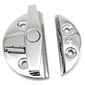 Miniatyrbillede 1 af 5: Marine Grade Rustfrit Stål Båddør Skab Lukke Rund Drejeknap Twist Catch Latch Tilbehør