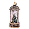 Miniatyrbillede 4 af 5: Julelanterne i europæisk retro-stil - Juletræ/Snemand LED-bærbar natlampe til hjemmet - Dekorationer til ophængning 3