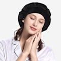 Pikkukuva 4 / 5: 3 kpl Silk Bonnet, Satiinihius Bonnet nukkumiseen leveällä elastisen nauhalla Satiini Unihattu naisille ja tytöille