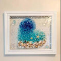 Miniatyrbilde 1 av 5: Havglass Kunstsett, Havglass Kunstsett for Voksne, Harpiks Havglass Kunstsett, DIY Harpiks Strandkunstsett, Havglass Kunst Bilderamme Gave c