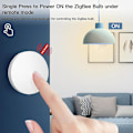 Miniatyrbild 4 av 5: Tuya Zigbee-knapp Smart scenbrytare Multi-scenlänkning Trådlös fjärrkontroll Intelligent smart hem Zigbee-gateway behövs