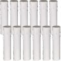 12-pack Ljusdroppsskydd, 30x100mm Plastljusöverdrag, Ljusöverdrag