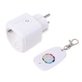 Miniatyrbilde 1 av 4: 433MHz Trådløs RF Fjernkontroll Hjemmekontor Smart WiFi Strømtimer Sokkeluttak EU-plugg