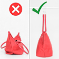 Miniatyrbilde 2 av 5: Multifunksjonell kleshenger og kåkekrok 3-pakning holdbar akrylholder egnet for garderobe soverom håndveskepose FF R